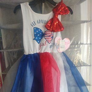 Jojo Siwa girls July 4th dress